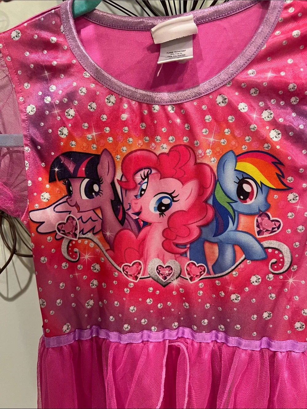 My Little Pony Pink and Purple Sparkle Nightgown